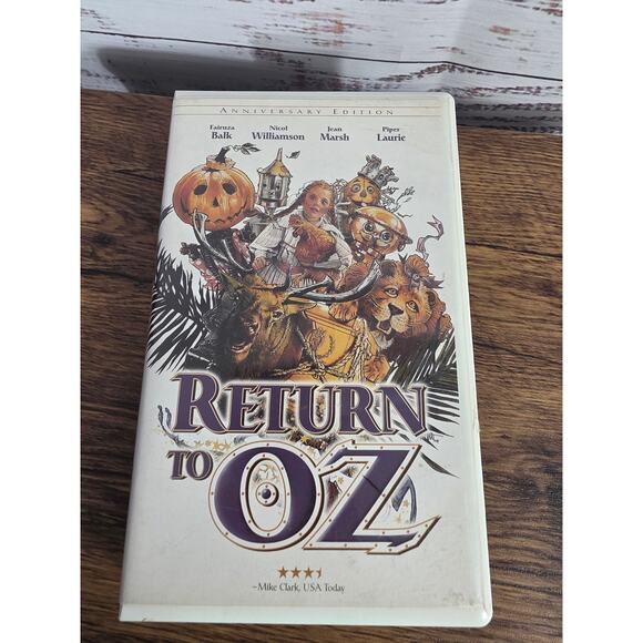 VTG VHS Return to Oz Anniversary Edition 1985 Disney Cult Classic Fantasy - Picture 1 of 2